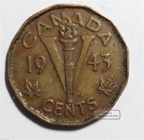 1943 canadian penny|1943 canada 1 cent coin.